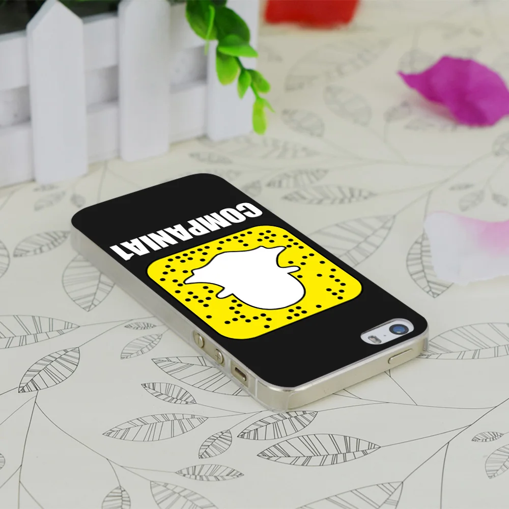 Прозрачный Жесткий Тонкий чехол Terrence Freeman Snapchat C1792 для Apple IPhone 4 4S 4G 5 5G 5S SE 5C 6 6S Plus |