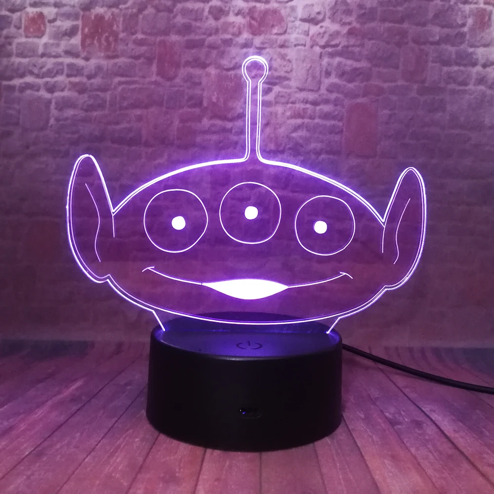 Сказочная Игрушка Alien 7 цветов ночник декор для комнаты детей всей семьи на