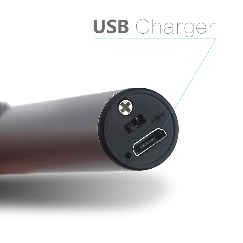 Длинная электрическая перезаряжаемая USB кухонная зажигалка для барбекю