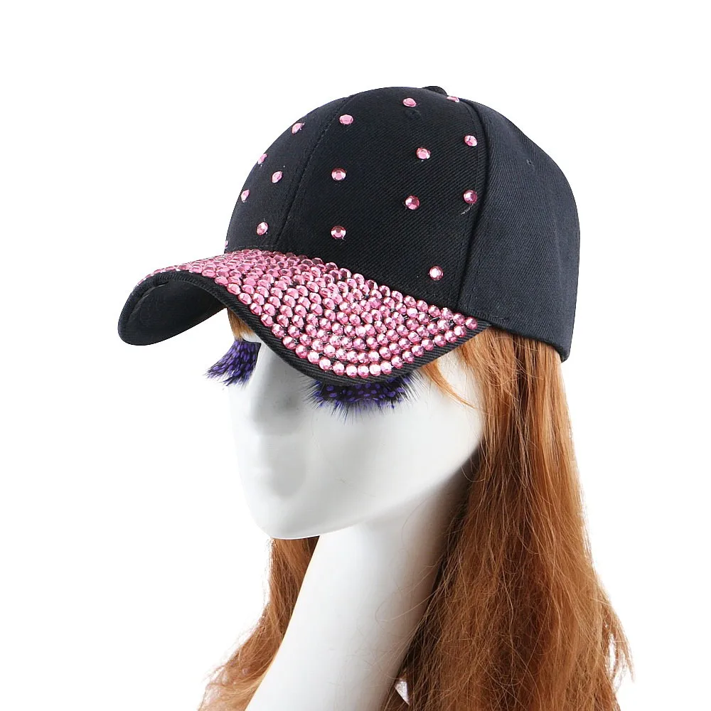 Для женщин шапка класса люкс индивидуальные дизайн jet фуксия Кристалл бусины