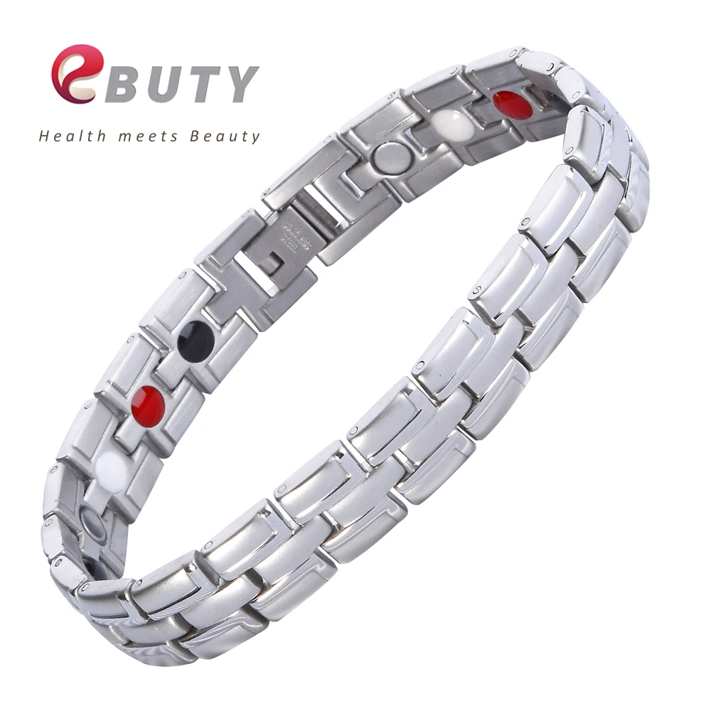 EBUTY титановый Энергетический Браслет магнит FIR Healing Jewelry браслеты Модный лучший