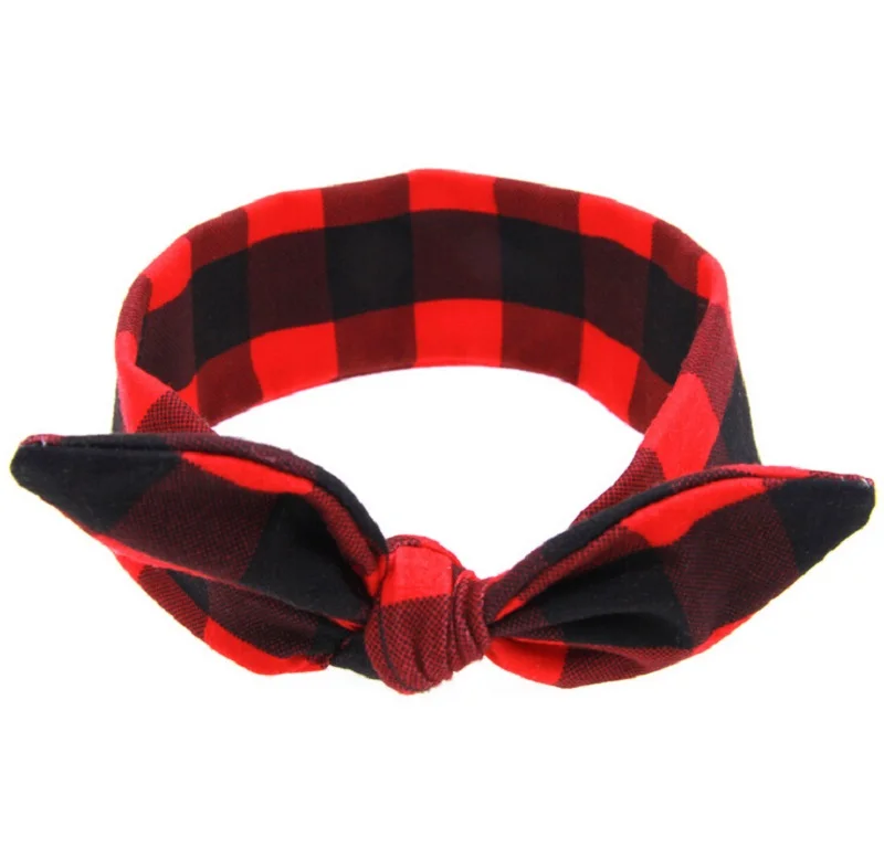 Детская повязка на голову с узелком растягивающаяся вязаная для младенцев банты