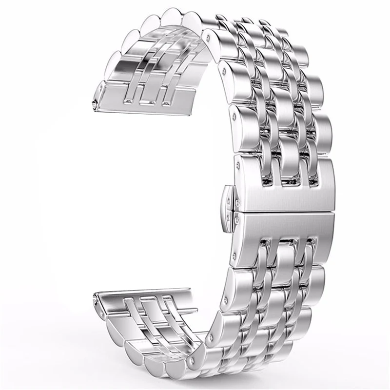 neway Butterfly Lock Stainless Steel Bracelet Strap For Apple Watch Band iwatch Watchband 38mm 42mm | Наручные часы