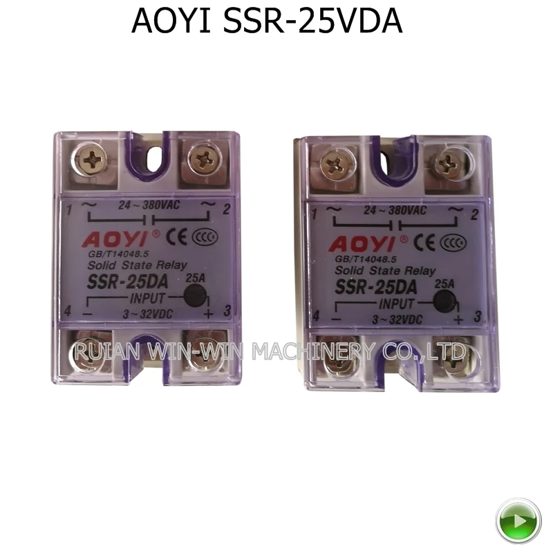 AOYI SSR 25DA ssr твердотельные реле регулятор напряжения управления для Пленки