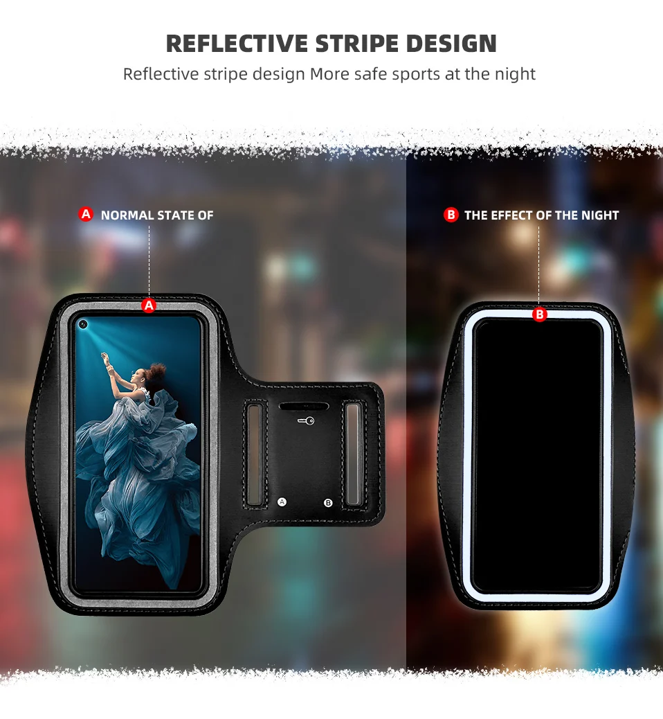 Универсальная спортивная сумка для бега для huawei Honor 20 Pro 9X 7X 8X View 20 Lite Honor 10 9 фитнес-упражнения на руку Защитная сумка для телефона