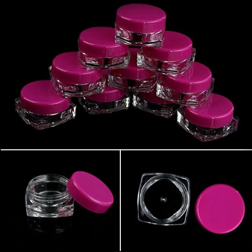 10 шт Мини пустые косметические баночки инструменты для макияжа крем лица