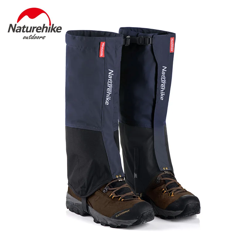 Naturehike уличные походные зимние леггинсы гетры для альпинизма зимняя обувь ветрозащитная Водонепроницаемая походная Лыжная альпинистская обувь - Цвет: Navy Blue