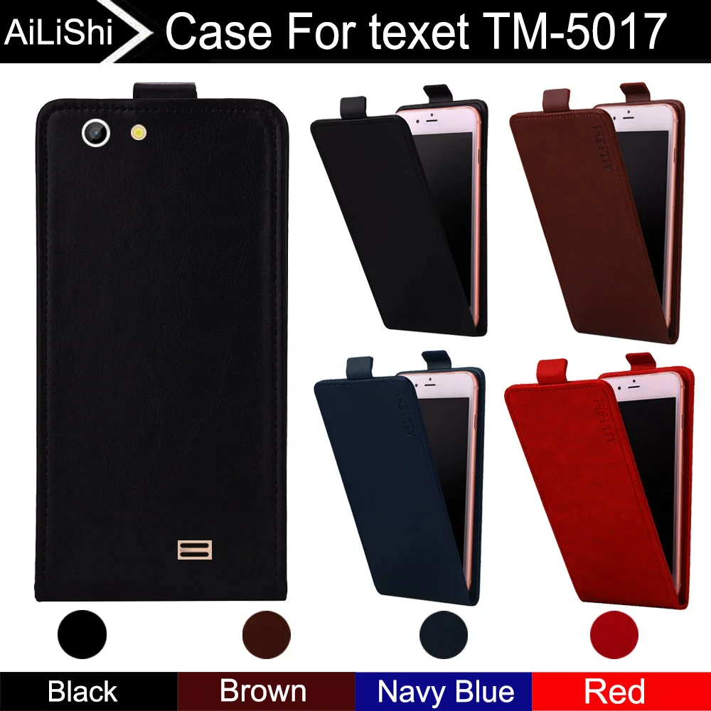 Чехол AiLiShi для texet TM-5017 TM5017 Вертикальный флип телефона кожаный чехол TM 5017