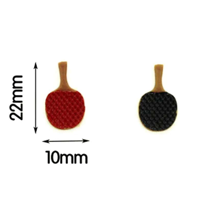 3 шт./компл. 1/12 миниатюрная ракетка для кукольного домика настольного тенниса с
