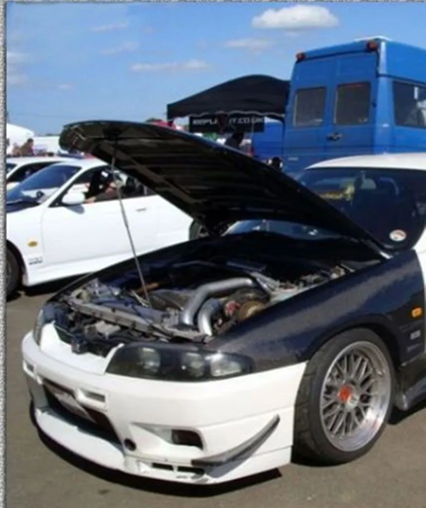 Лидер продаж Skyline R33 GTR BN стиль CF углеродное волокно переднее крыло