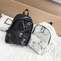 women backpack fashion marble stone print school bag teenager canvas rucksack girls school student casual travel shoulder bag