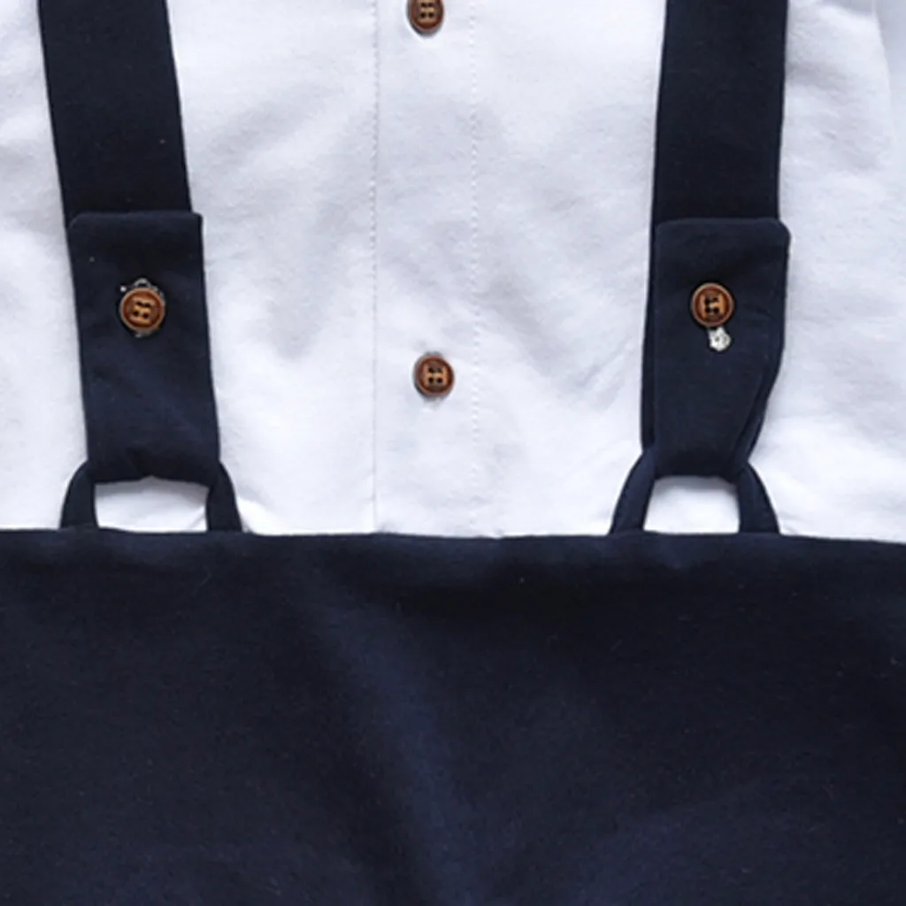 Комбинезон для новорожденных маленьких мальчиков джентльменов одежда с