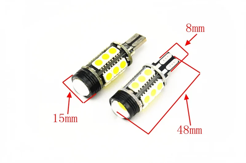Бесплатная доставка 2X T15 W16W 5050 16 SMD светодиодный светильник лампы обратный