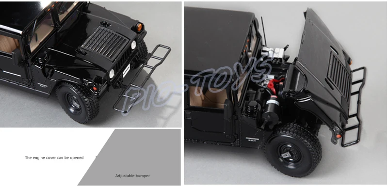 Новогодний подарок H1 1/18 огромный грузовик модель автомобиля внедорожник мощный