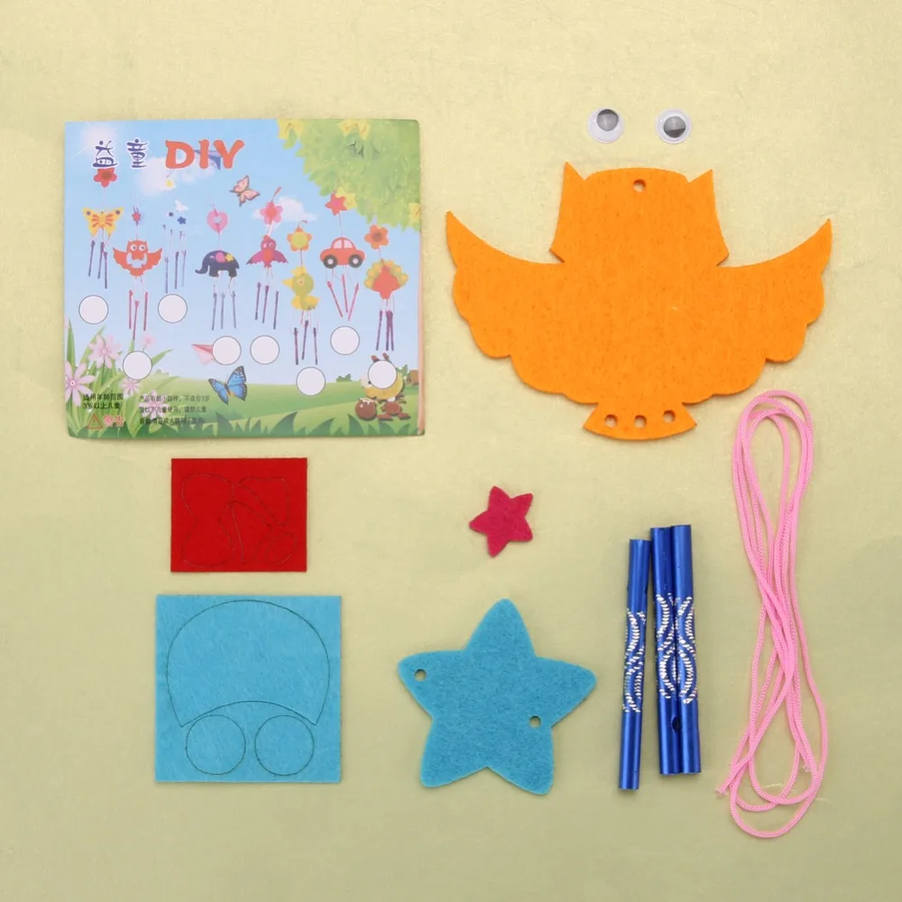 1 шт дети DIY головоломки игрушки для детей Дети ветровой Колокольчик ручное