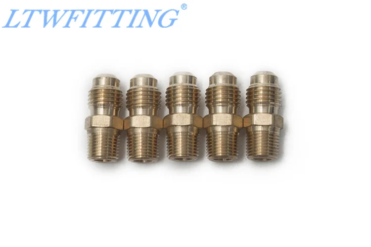 Латунный фитинг LTWFITTING 1/4 &quotOD x 1/8&quot штырьковый соединитель NPT трубный |