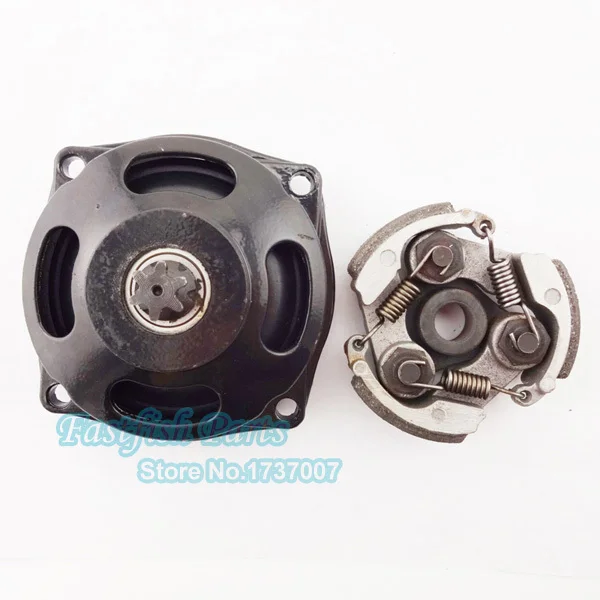 25H 6T Gear Box Drum &amp Clutch without Keyway For 47cc 49cc Mini ATV Pocket Dirt Bike Motorcycle |