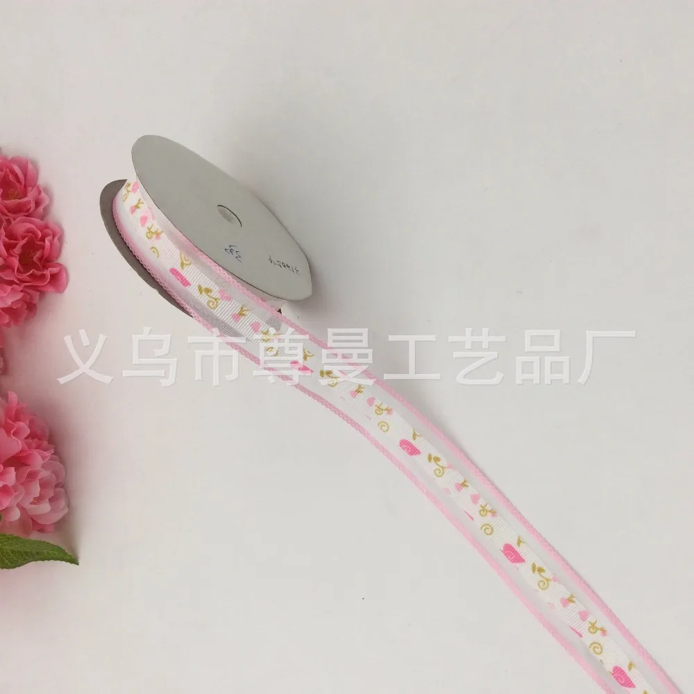 Лента 2 5 см ширина сердце аксессуары для одежды материал ПОЛИЭСТЕР