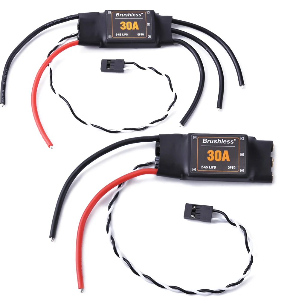

High Refresh Rate 30A 2-6S Brushless ESC OPTO (No BEC) For Rc Multi-axle Aircraft Quadcopter FPV Drone Toy
