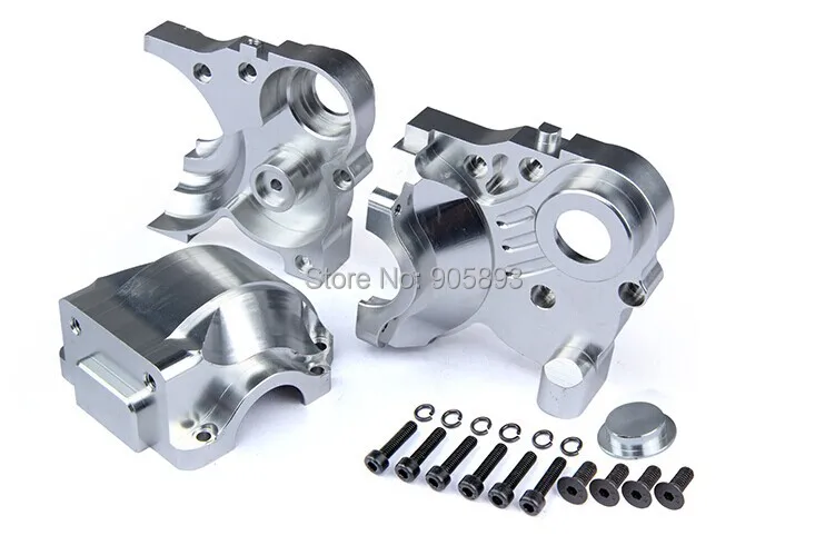 

rc CNC alloy gearbox set. Silver color free shippings