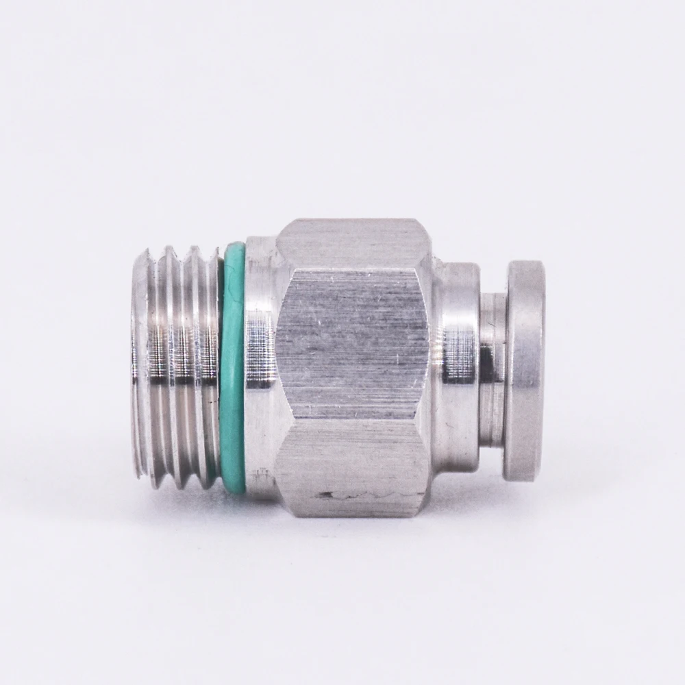M5 M6 1/" 1/4" 3/" 1/2" BSPP Мужской Воздушный Пневматический 304 из нержавеющей стали нажимной в быстроразъемный соединитель фитинг сантехника вода газ