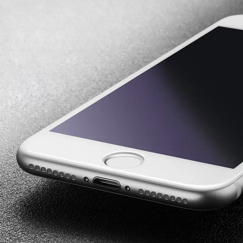 Защитное стекло с полным покрытием экрана для iPhone X 7 8 PLUS закаленное защитой от
