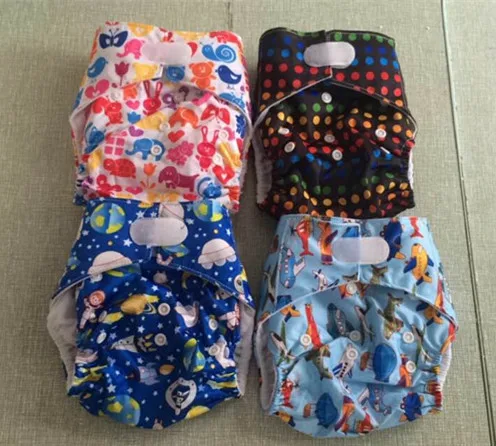 Naughty Baby Double Gusset Diapers Adjustable Cloth Diapers/Nappies With Bamboo Inserts Free Shipping Wetbag  Мать и