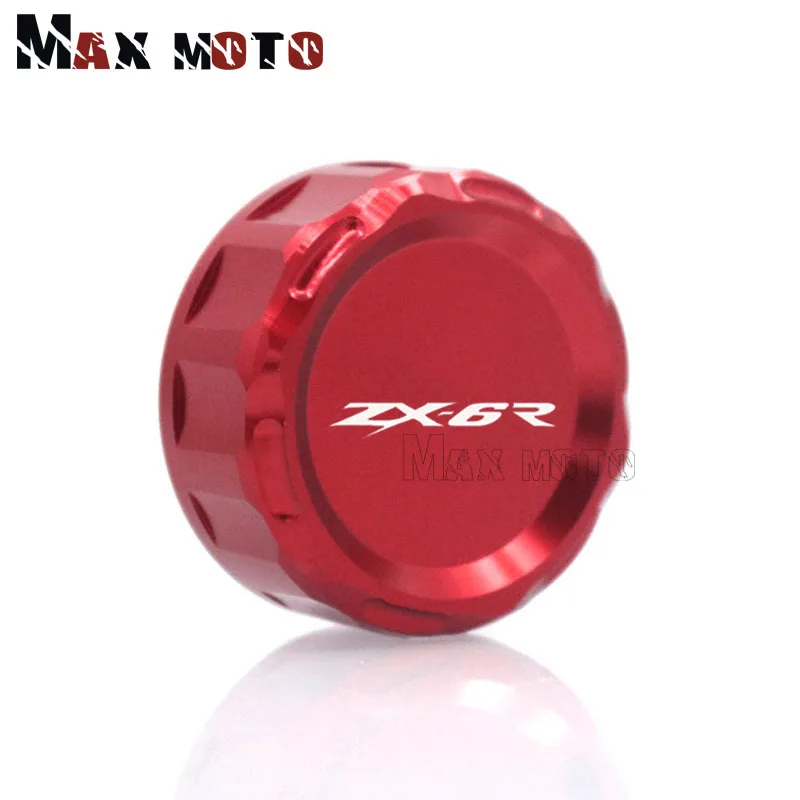 

For KAWASAKI NINJA ZX-6R ZX6R ZX 6R 2007-2014 2008 2009 2010 2011 2012 2013 Motorcycle CNC Rear Brake Reservoir Cover Ca