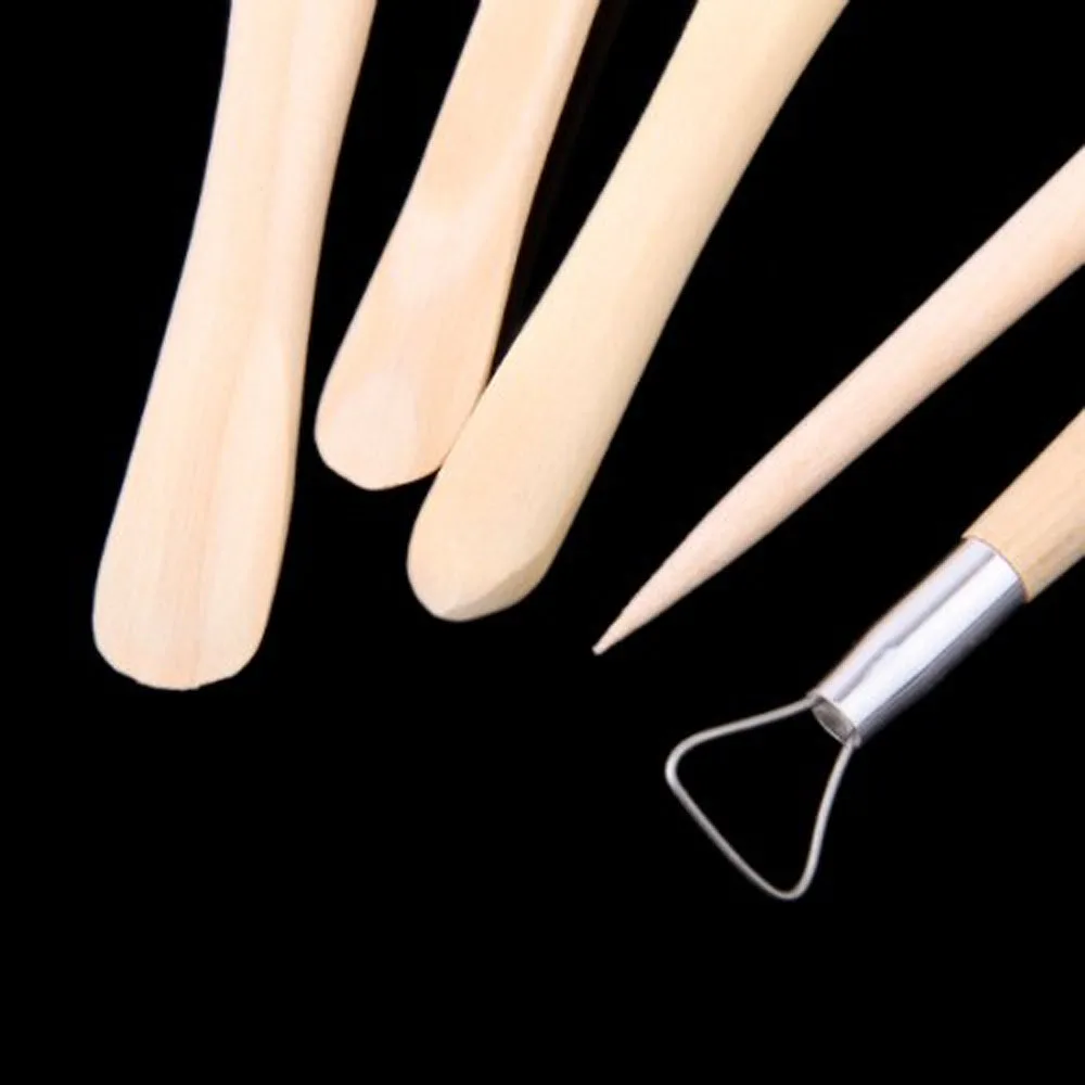 В наличии Бесплатная доставка 5 шт. деревянный керамика глиняная скульптура