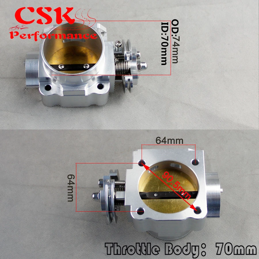 

For Mitsubishi Lancer 4G63 EVO 1 2 3 Turbo S90 Throttle Body 70MM 1992-1995