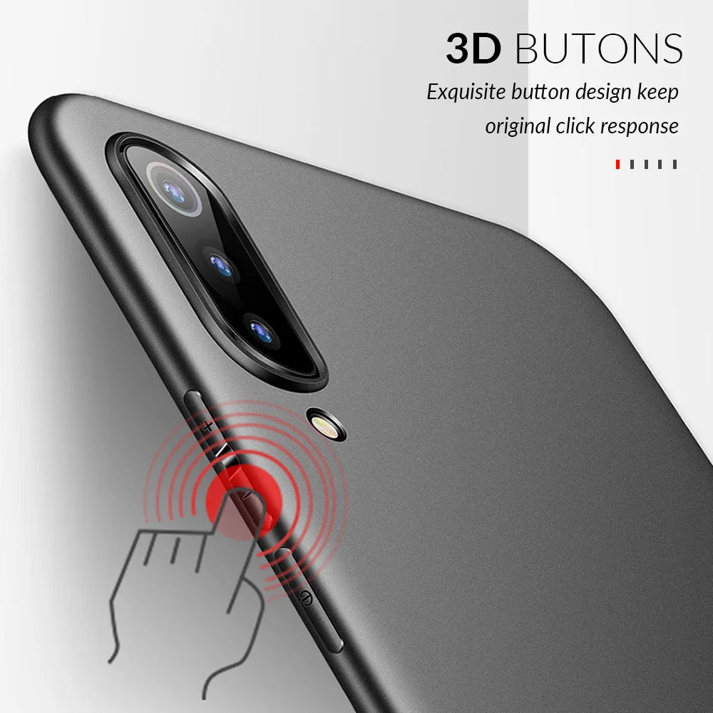 Гладкий Чехол для телефона Xiaomi Mi9 Mi 9 Redmi Note 7 6 Pro SE противоударный чехол с полным