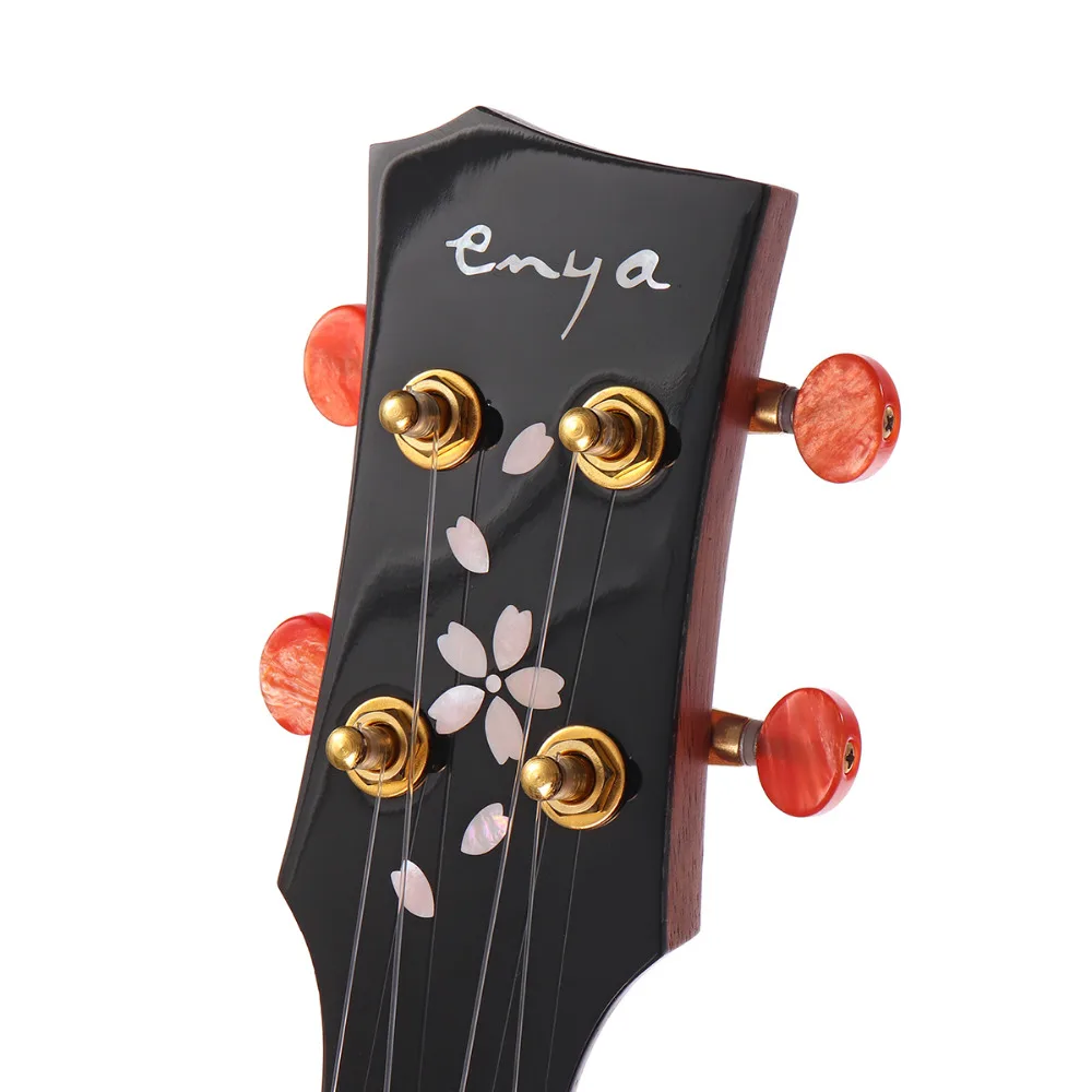 Enya EUC/T X2M 23 26 дюймов гитара укулеле красное дерево HPL BT шея черный Richlite