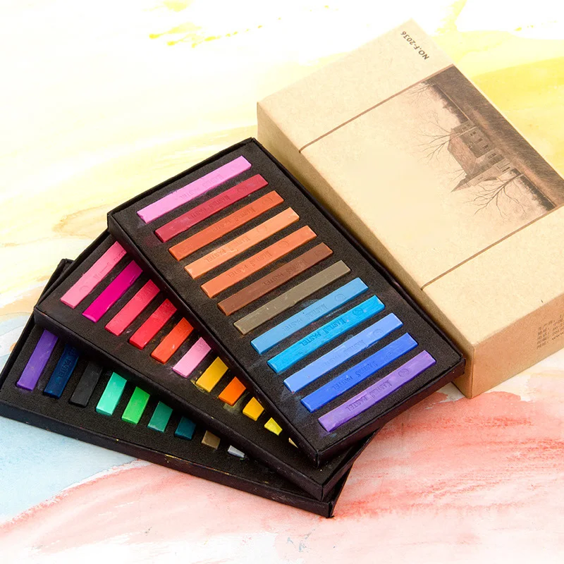 Пастельный карандаш для окрашивающий краситель товары рукоделия волос 12/24/36/48