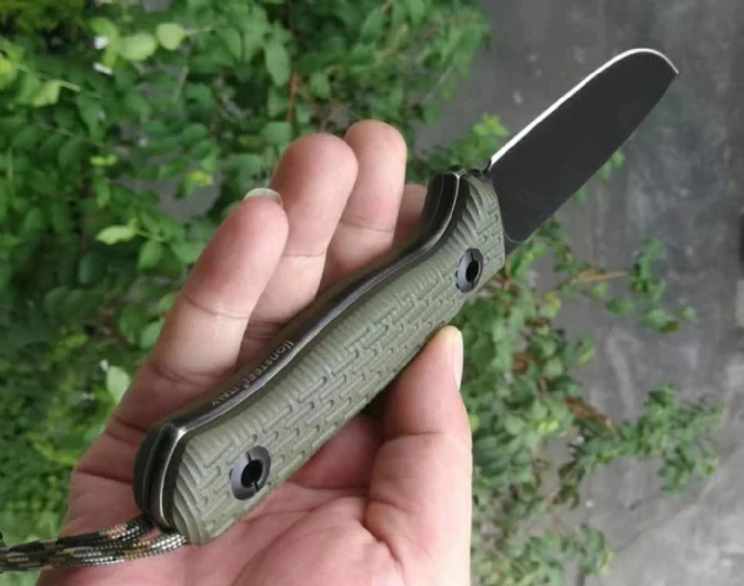 G10 Ручка Niolox стальное лезвие 61HRC K оболочка Высокое качество тактический EDC инструмент Открытый Отдых выживания разведка карманный нож