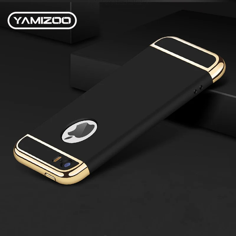 YAMIZOO 5s For iPhone se 5 Case 360 protection Phone Cases On Luxury Full Hard Plastic Coque Back Cover |