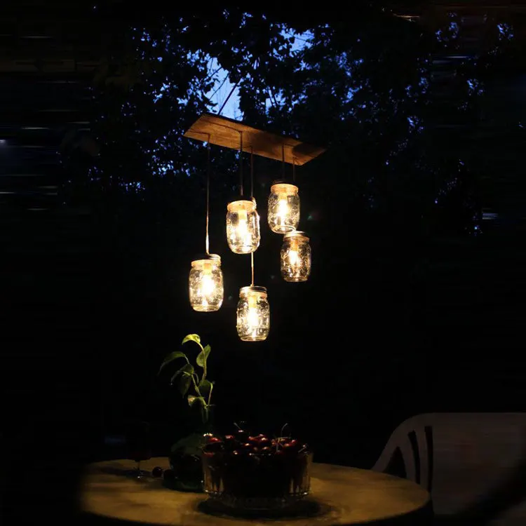 Американский кантри Винтаж подвесной светильник Nordic Стекло бутылка бар hanglamp