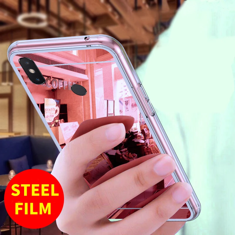 Для Xiao mi Note7 Max2 9 роскошное покрытие Макияж Мягкий зеркальный из ТПУ чехол для