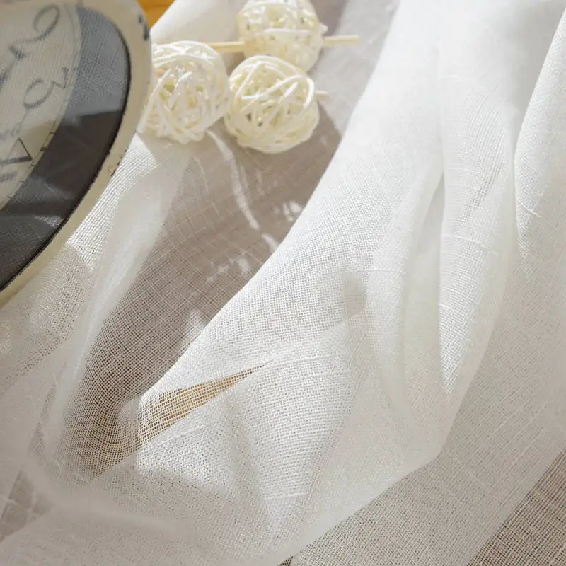 white tulle Janpan затемнение гостиной-шторы для спальни-красивая сплошные цвета белье современный шторы для гостиной шторы жалюзи на заказ - Цвет: white tulle