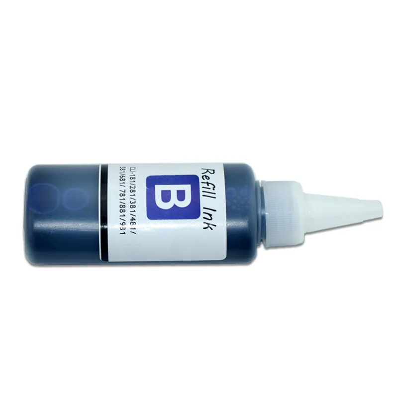 Blue PGI-380 CLI-381 пигмент печатной краски пополнения чернил комплект для Canon PIXMA TS8130 TS6130 TR8530 TR9530 TS6230 TS8230 TR7530 принтер - Цвет: Blue