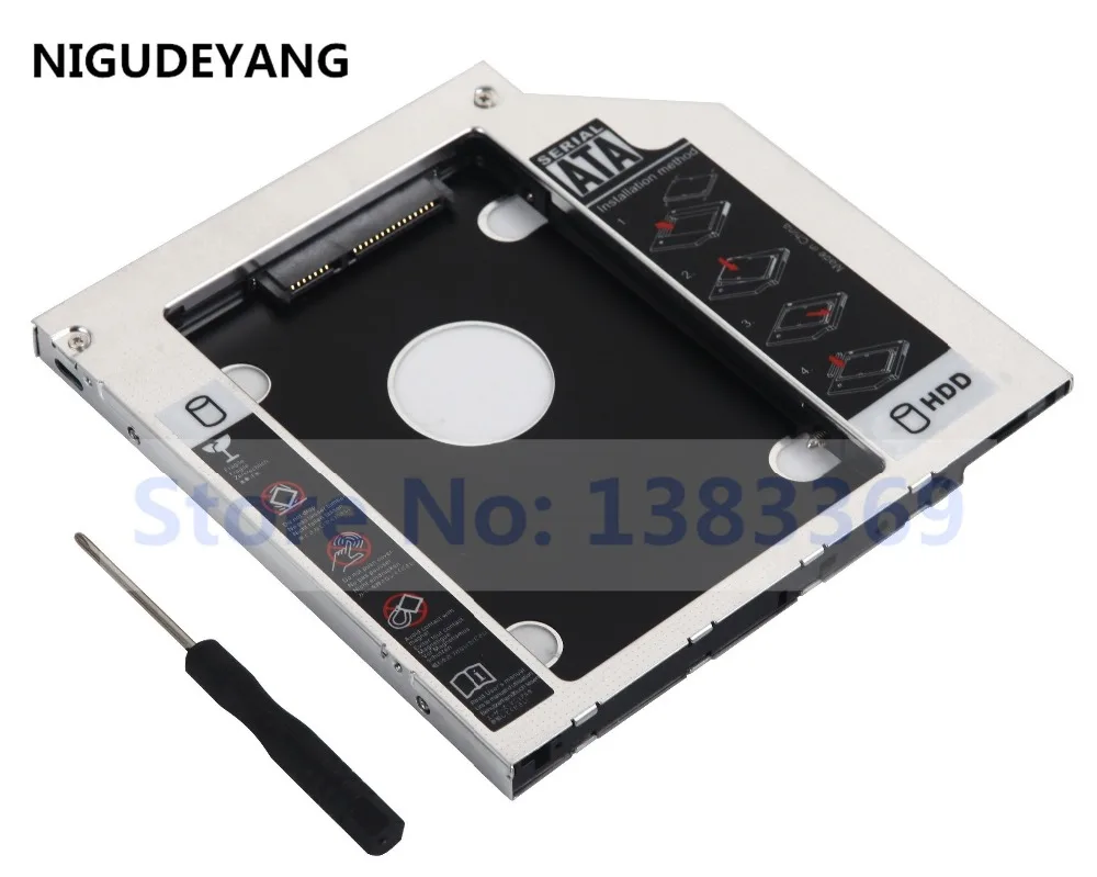 NIGUDEYANG 2-й жесткий диск HDD SSD Caddy адаптер для HP ProBook 430 440 450 455 470 G3 GUD1N DU-8A6SH | Компьютеры