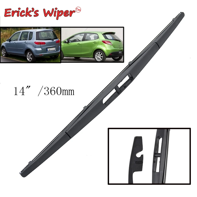 

Erick's Wiper 14" Rear Wiper Blade For Mazda2 Mazda 2 Demio DY DE 2003 - 2022 Windshield Windscreen Tailgate Window