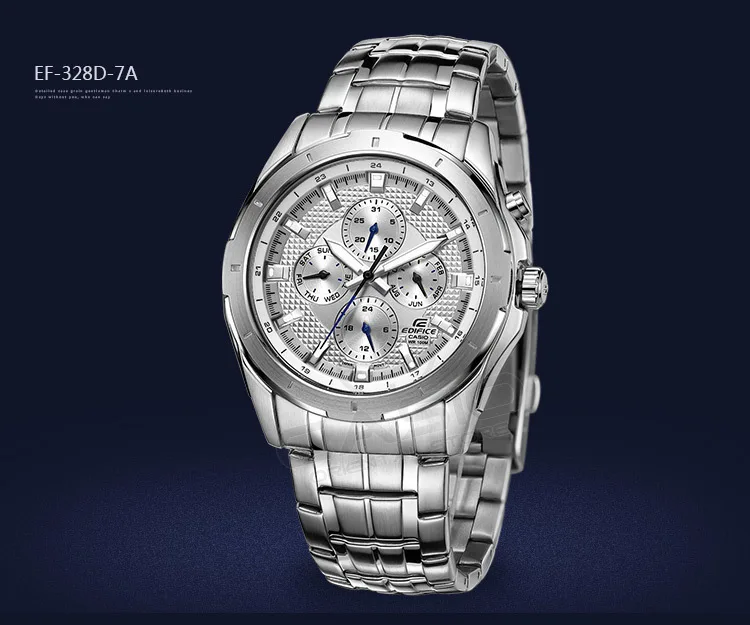 Casio edifice часы цифровые часы мужчин водонепроницаемые бизнес таблица relogio masculino часы ef-328d