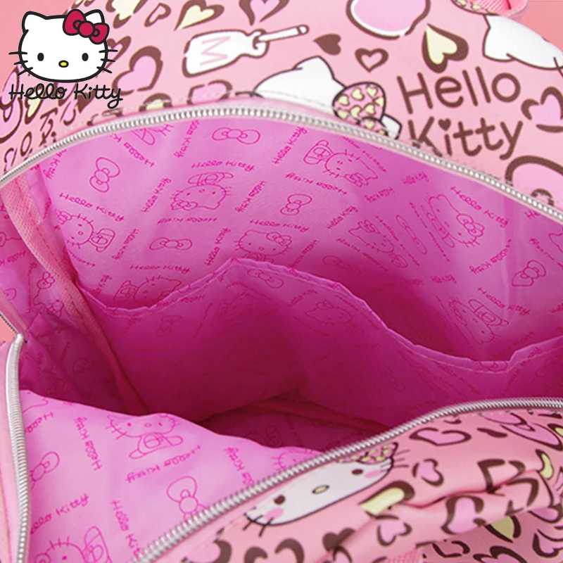 Сумка Hello Kitty детский мультипликационный рюкзак из искусственной кожи Розовый