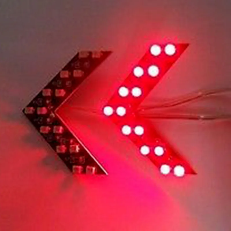Liplasting 2 шт./лот 14 SMD Светодиодная Стрелка Панель автомобильный Стайлинг для