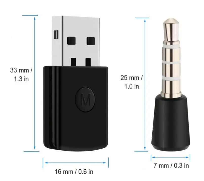 USB-адаптер LBSC 3 5 мм с поддержкой Bluetooth 4 0 + EDR последняя версия USB-адаптера для PS4