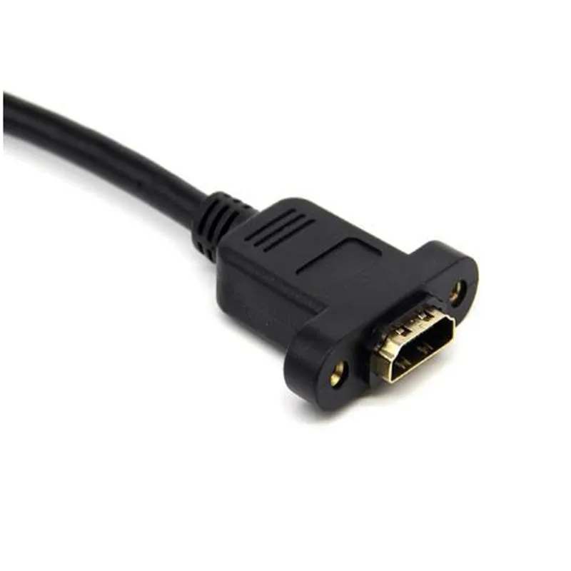 Кабель-удлинитель HDMI мама-женщина F/F HD видео с ушной гайкой можно зафиксировать 0 3