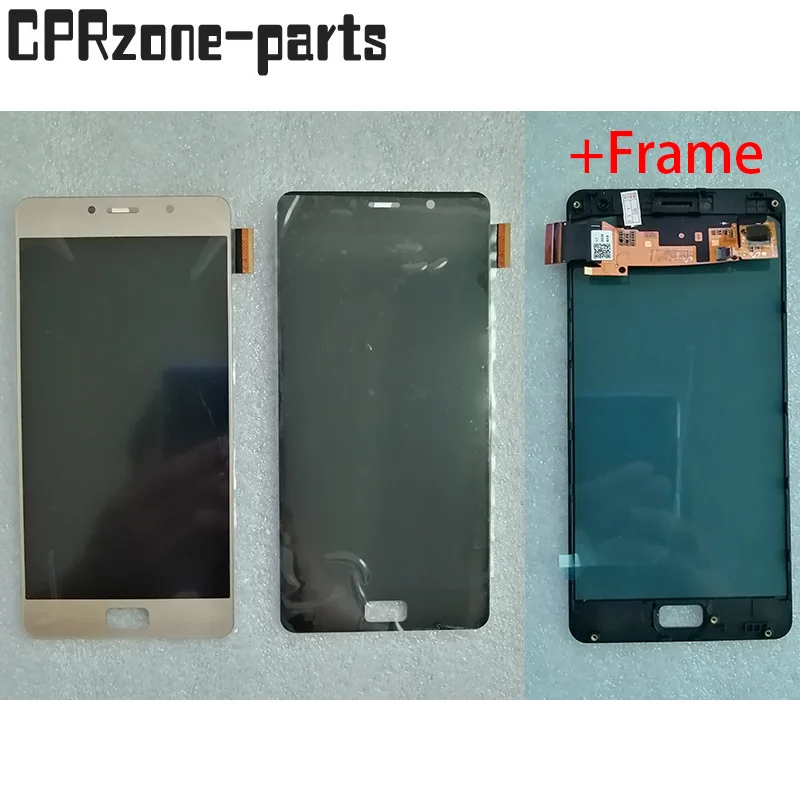 

5.5" Black / Gold + Frame For Lenovo Vibe P2 P2c72 P2a42 LCD Display With Touch Screen Digitizer Sensor Panel Assembly
