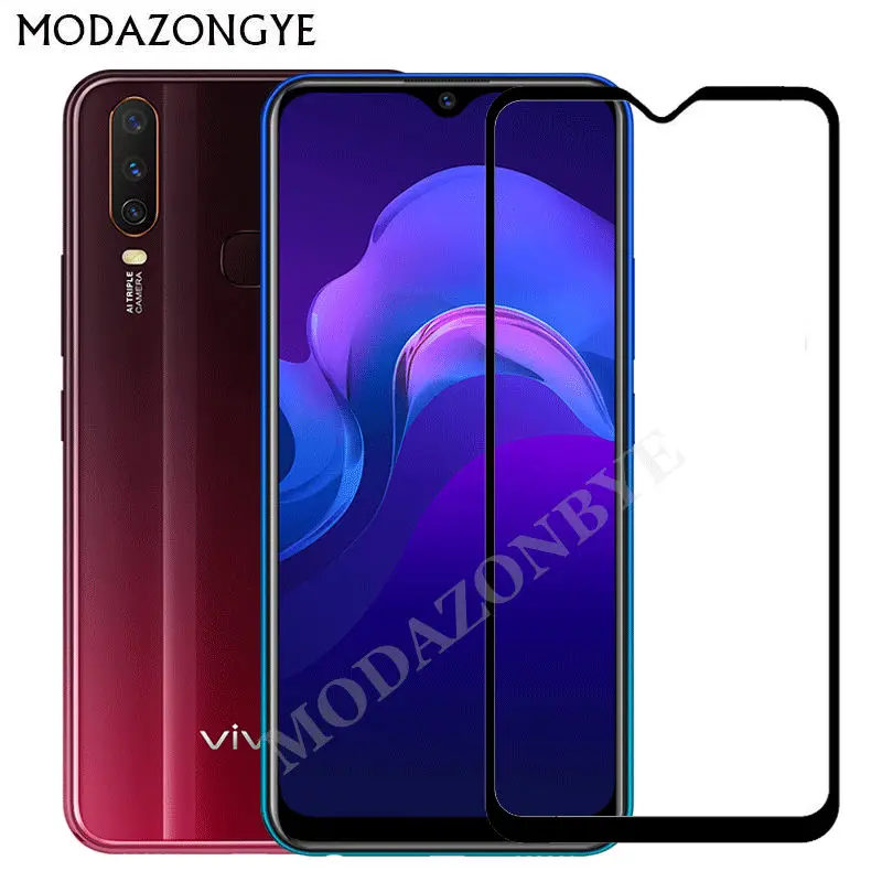 Закаленное стекло для VIVO Y15 защитная пленка Y12 Y17 1902 Y 15 12 17 VIVOY15 2019|Защитные стёкла и