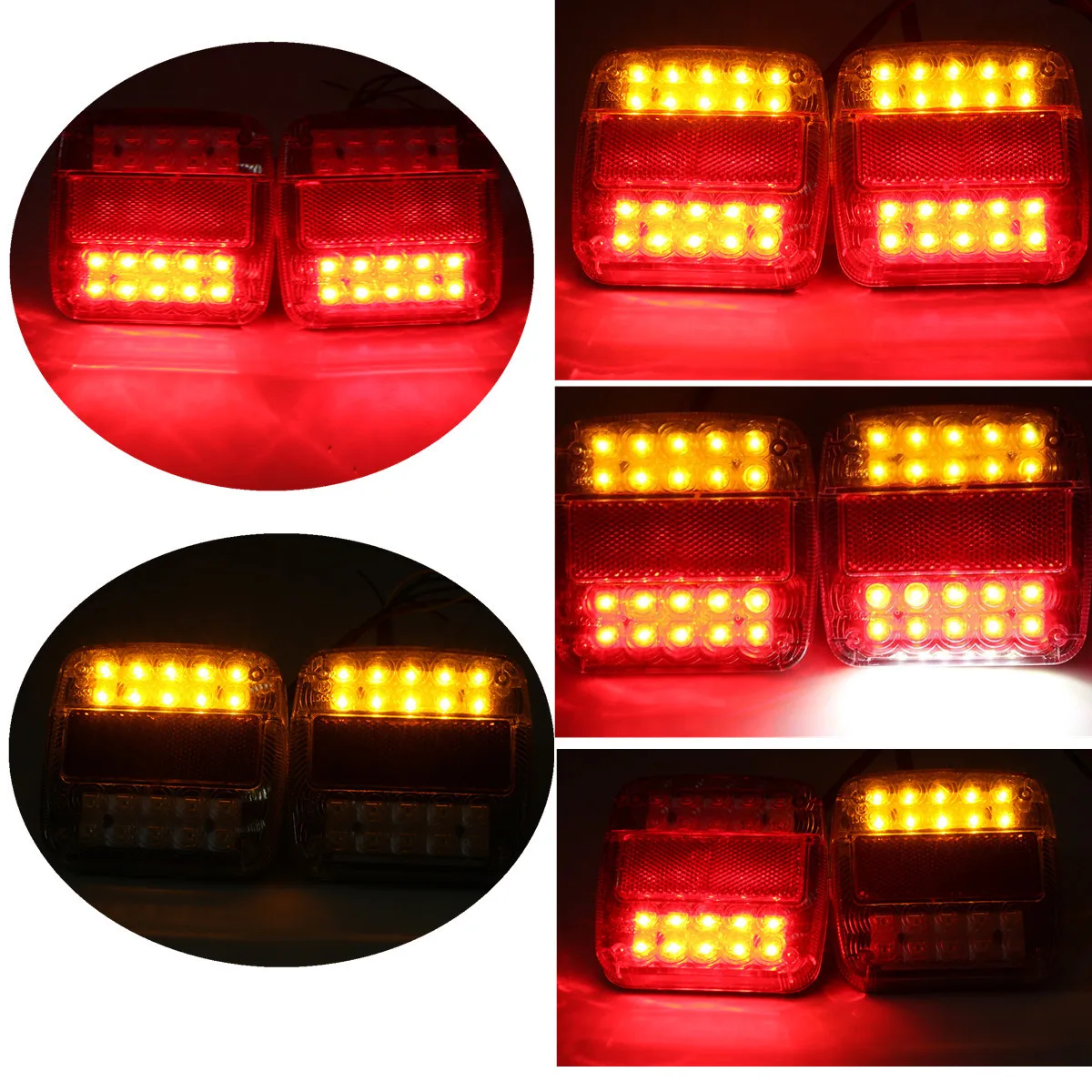 2 шт. задние фонари для грузовиков 12 В 20 светодиодов|car interior lamp|car fog lamplamp side |