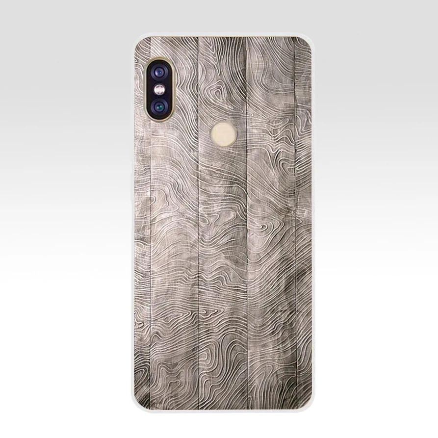 Мягкий силиконовый чехол из ТПУ 121AQ с текстурой древесины для телефона xiaomi redmi 6 pro